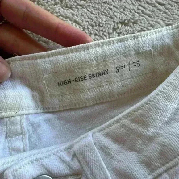 NWOT Anthropologie Pilcro Crochet High Rise Pants size 25 - Picture 5 of 5